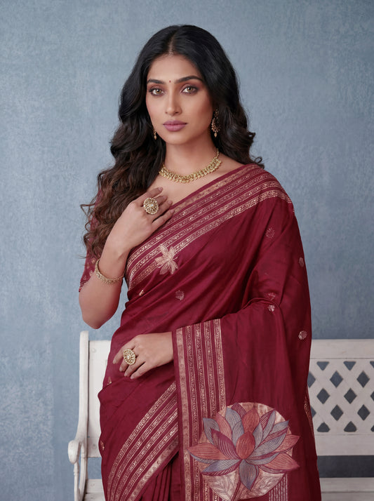 Serene Weave Muslin Saree
