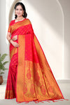 Paithani Silk Saree with Traditional Butti Design