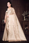 Gold Tissue Silk Saree with Rich Woven Pallu