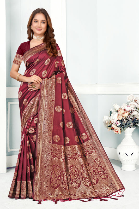 Vedresa Heritage Banarasi Silk Woven Saree