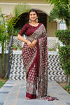 Vintage Ajrak Modal Silk Saree