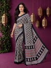 Ajrak Symphony Modal Silk Saree