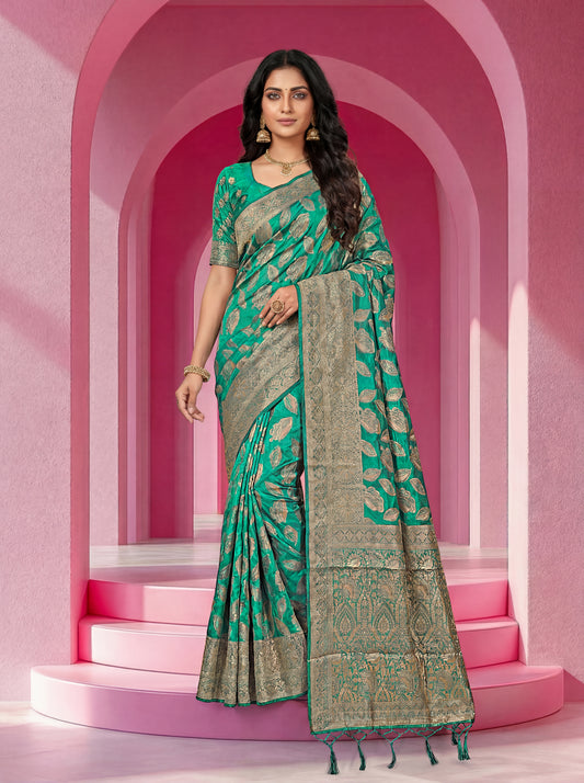 Prismatic Organza Saree