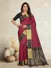 Celestial Temple Octane Silk Saree