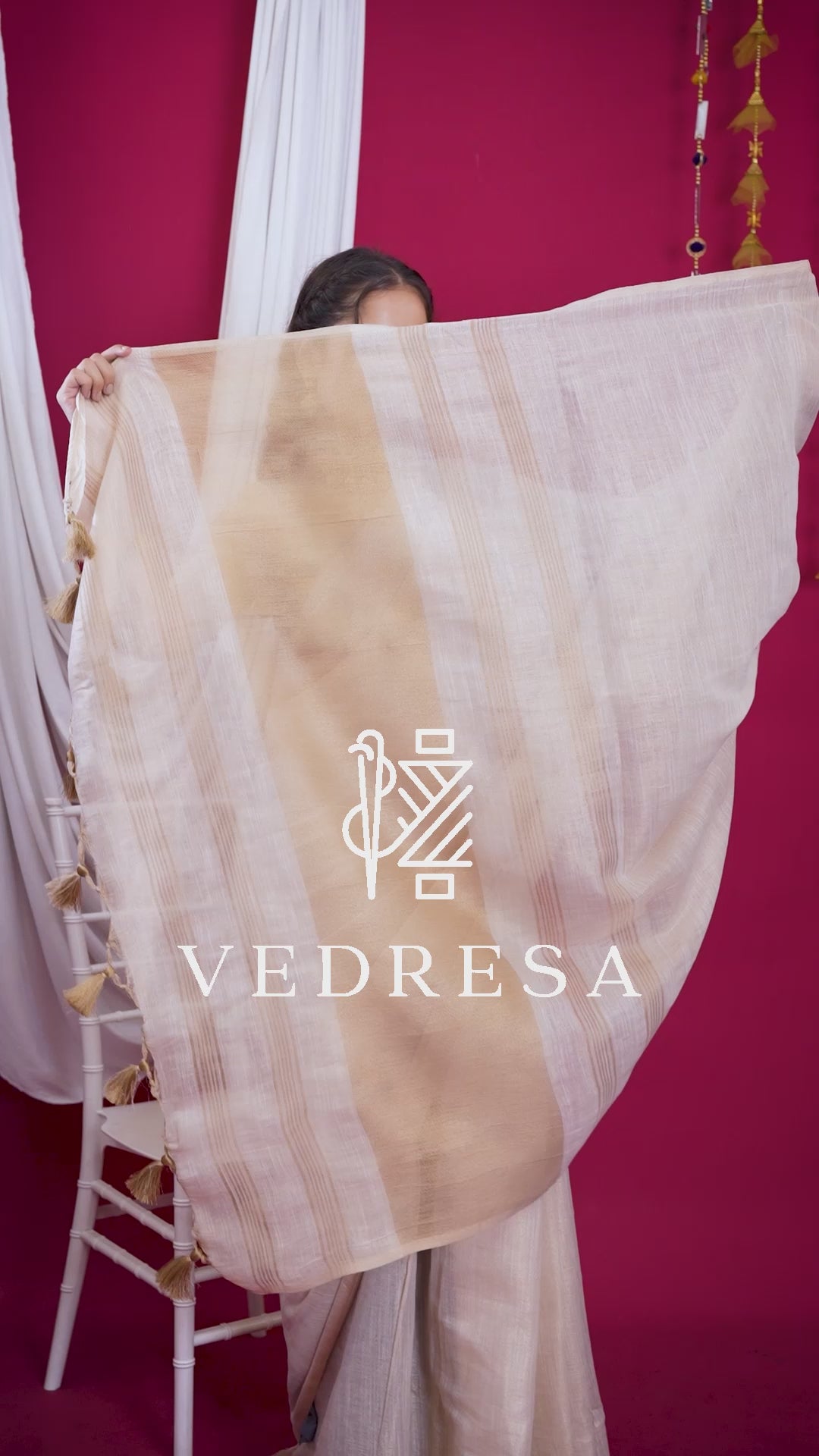 South Cotton Saree with Handwoven Texture Minimal Border